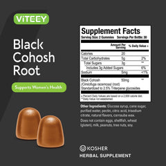 Woman resting at night with Viteey gummies for night sweats support.