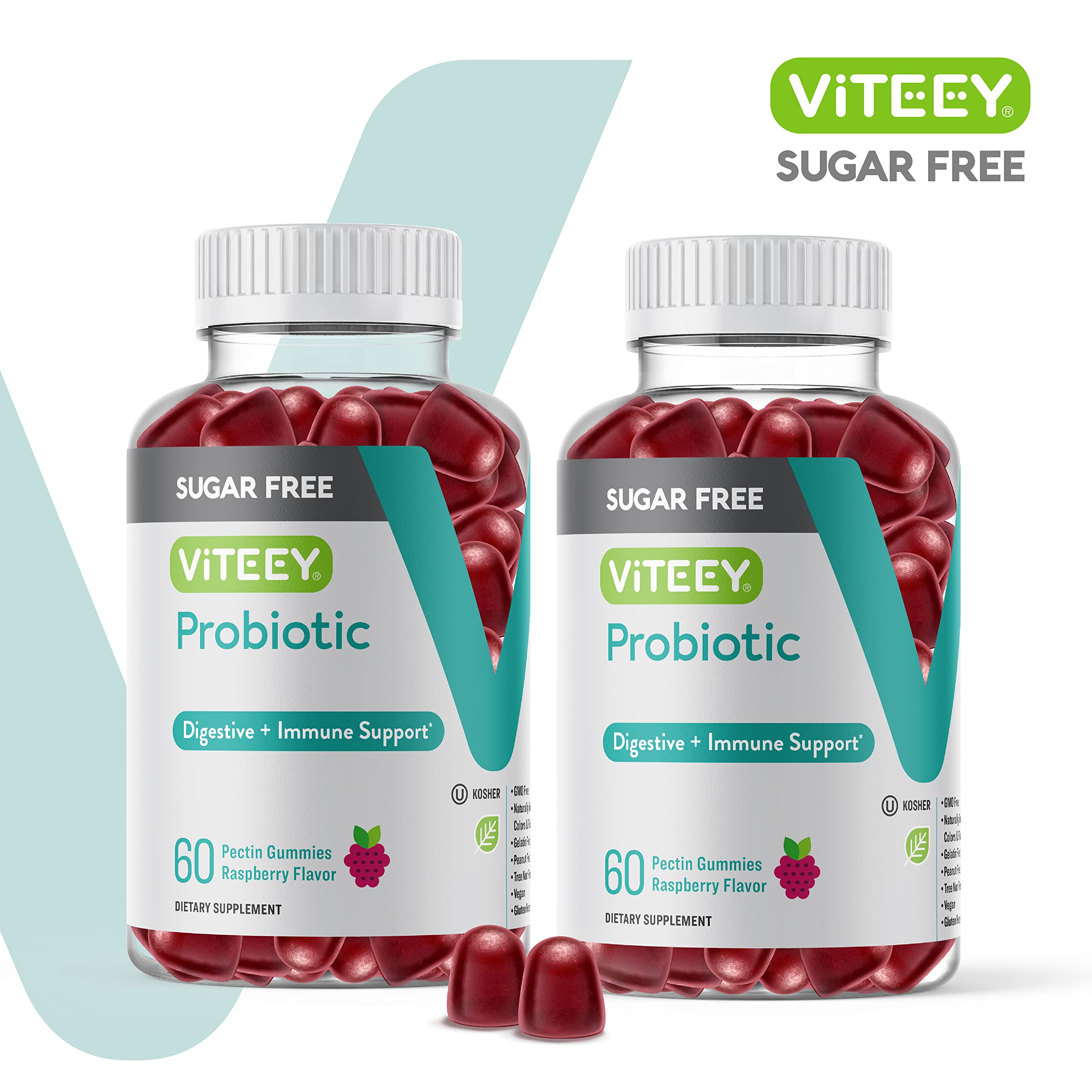 Viteey Probiotic Gummies daily-use scene for on-the-go digestion.