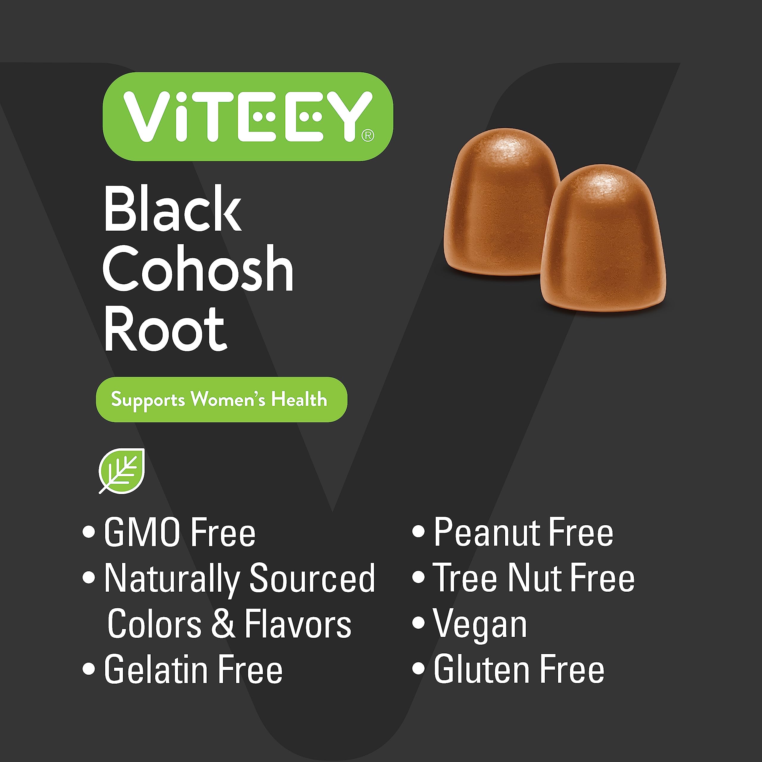 Raspberry flavored gummies from Viteey for easy daily use.