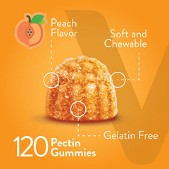 Viteey Turmeric Curcumin Gummies with ginger and black pepper, supports antioxidant activity.