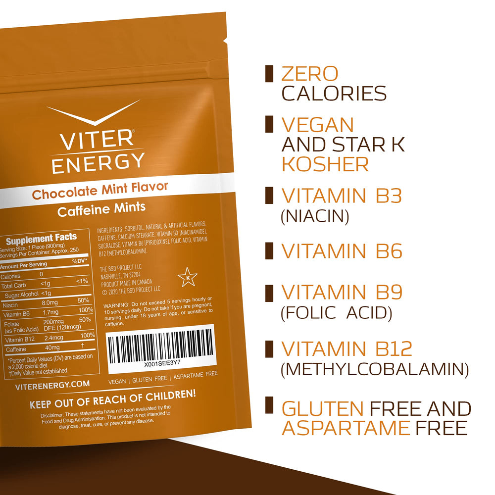 Viter Energy bag reseal keeps mints fresh for on-the-go.