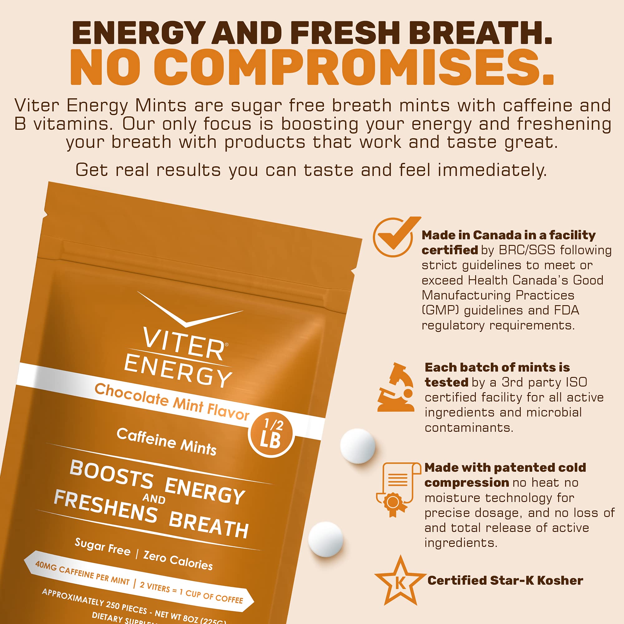Viter Energy vitamin blend bottle label emphasizes B vitamins.