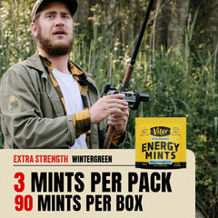 Viter Energy vegan sugar-free mints emphasize clean ingredients and fast absorption.