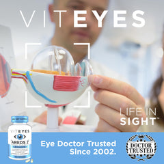 Viteyes AREDS2 ingredients list image showing bilberry and grape seed content