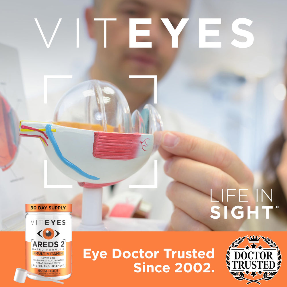 Viteyes AREDS 2 includes Vitamin D and K plus B vitamins for wellness