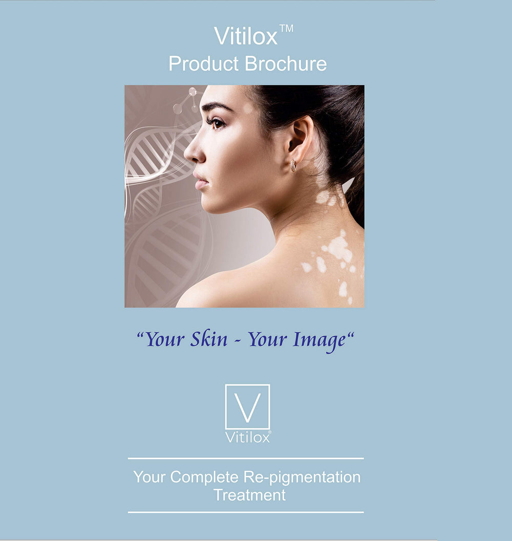 Vitilox skincare routine setup with cream and vitamins for consistent care.
