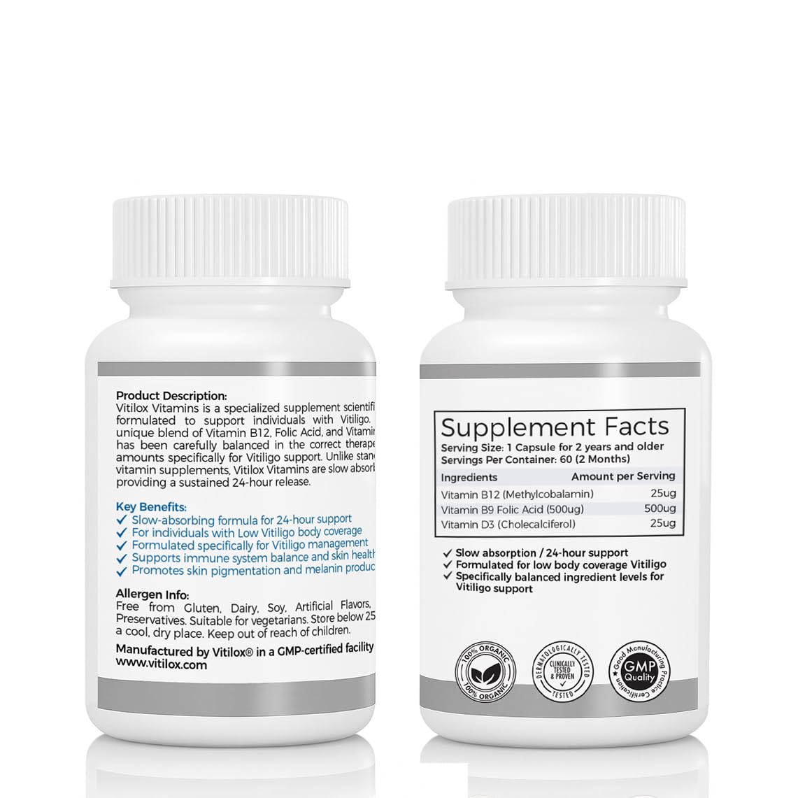Vitilox Vitamins bottle shown as part of a daily immune support routine.
