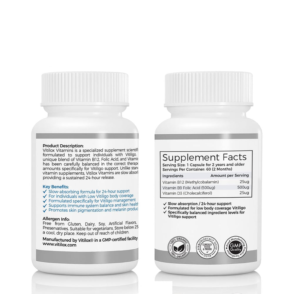 Vitilox Vitamins bottle shown as part of a daily immune support routine.