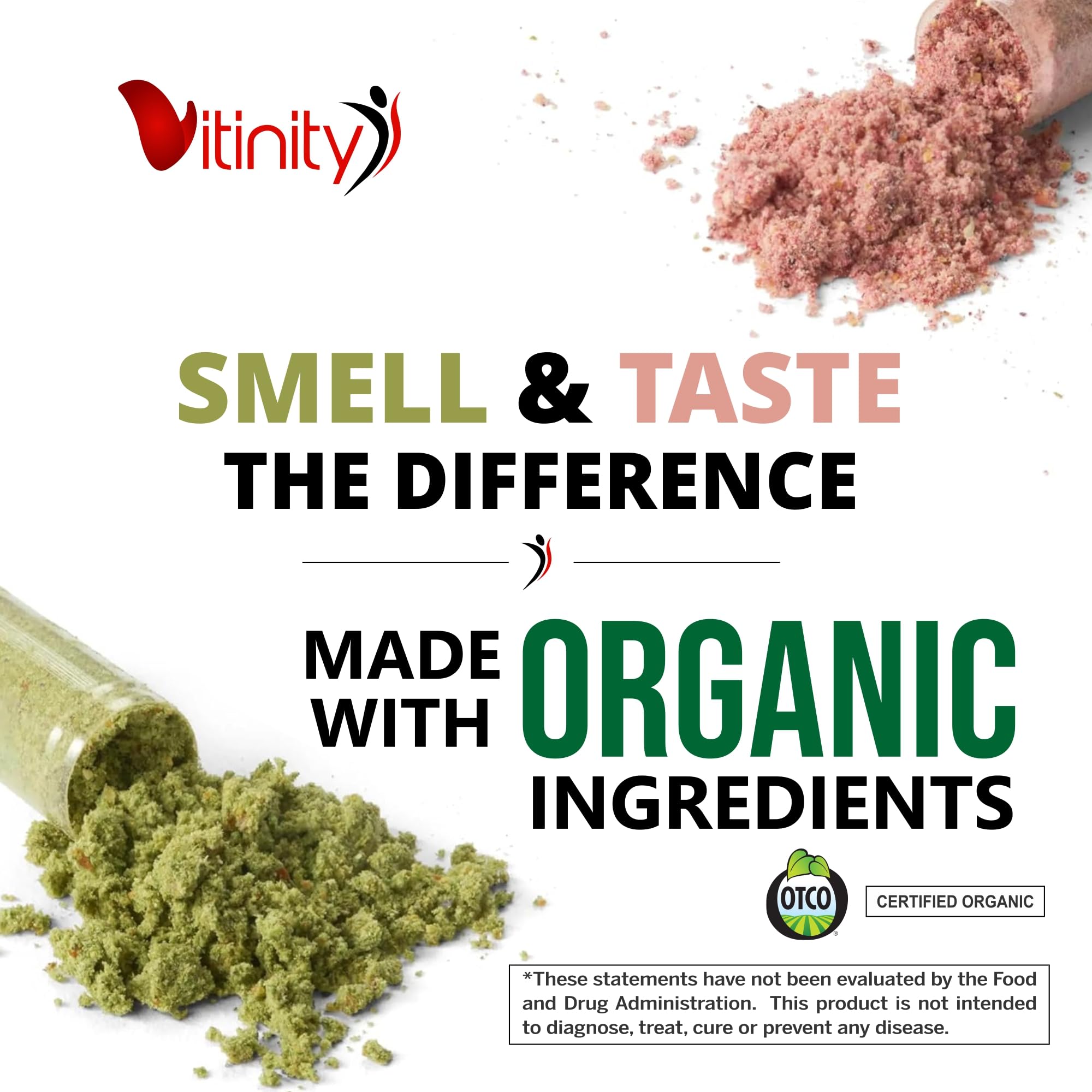 Vitinity USA-made capsules shown under strict quality controls.