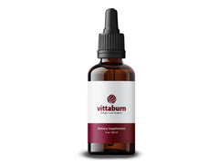 Vittaburn weight-loss drops bottle pour shows fast absorption for metabolic support