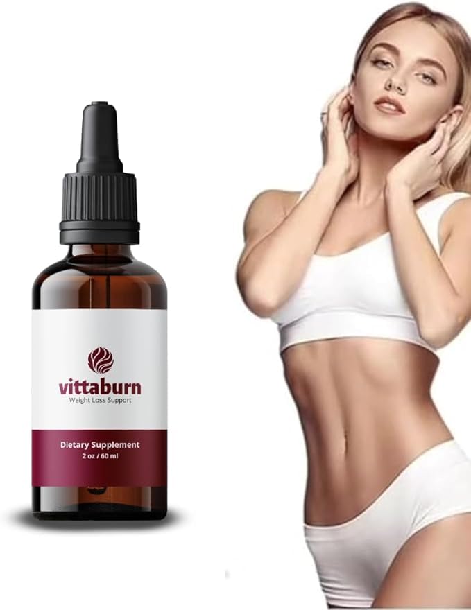 Vittaburn weight-loss drops with water mix for convenient daily regimen