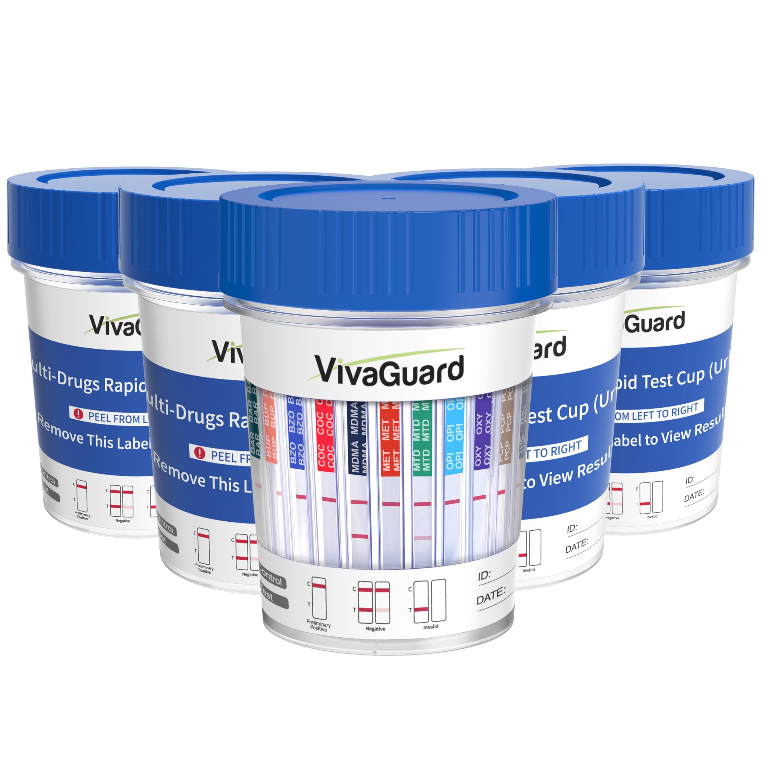 VivaGuard 15-panel kit packaging supports at-home screening.