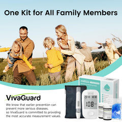VivaGuard all-in-one diabetes kit ready for family use