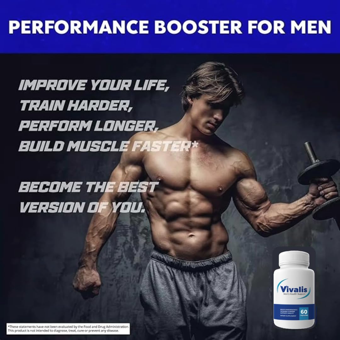 VIVALIS 3-pack bottle back shows usage guidance for informed daily supplementation.