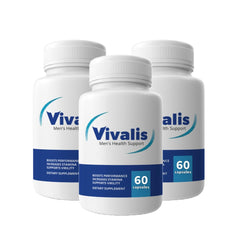 VIVALIS 3-pack bottle front view supports daily energy and focus.
