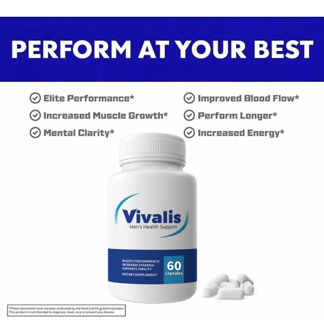 VIVALIS 3-pack capsules close-up highlights capsule texture and potency.