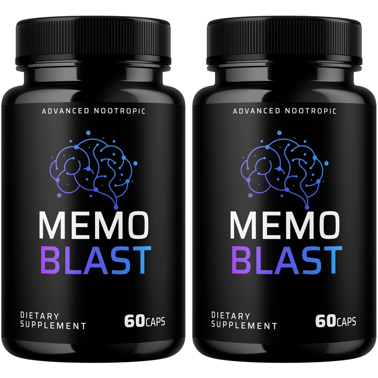 VIVALIS Memo Blast bottle front showing premium packaging for everyday wellness