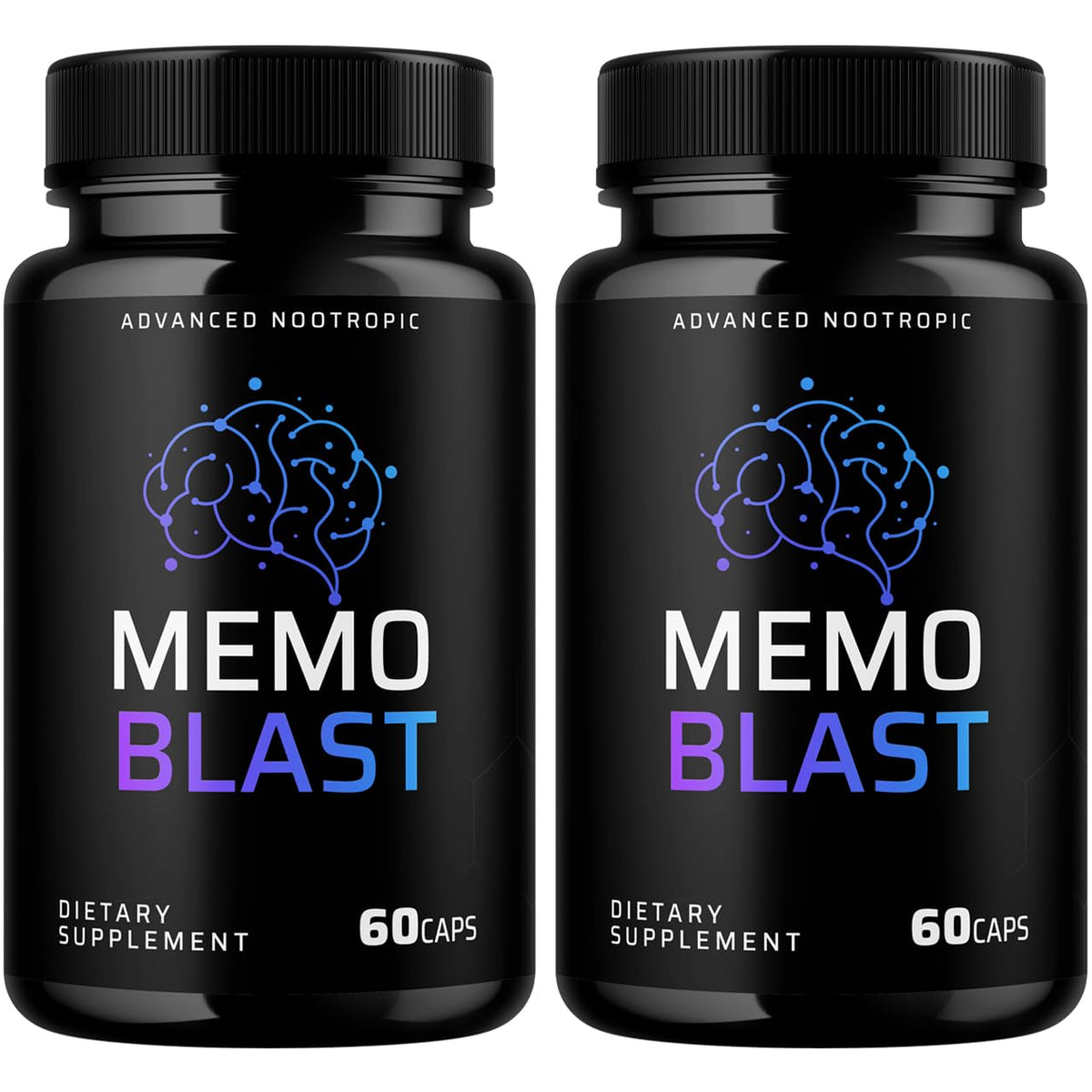 VIVALIS Memo Blast bottle front showing premium packaging for everyday wellness