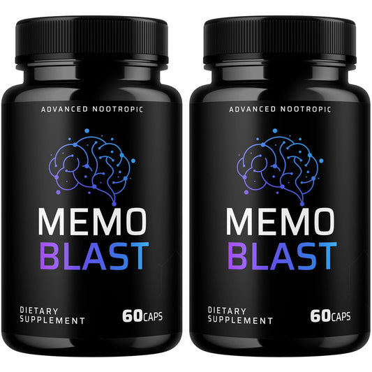 VIVALIS Memo Blast bottle front showing premium packaging for everyday wellness