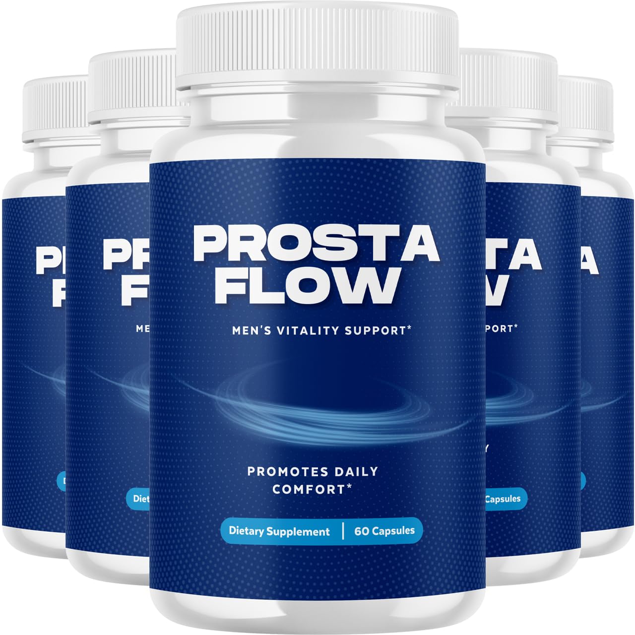 VIVALIS ProstaFlow bottle front view for daily urinary comfort and prostate wellness.