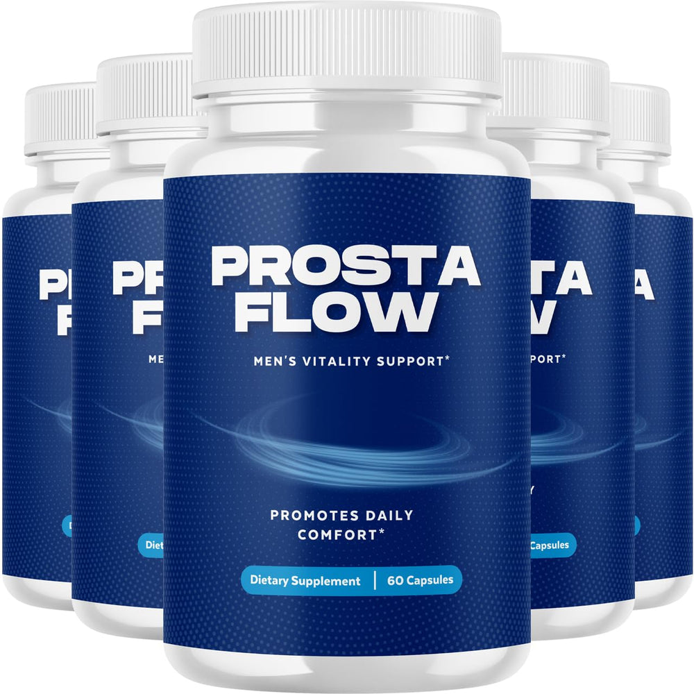 VIVALIS ProstaFlow bottle front view for daily urinary comfort and prostate wellness.