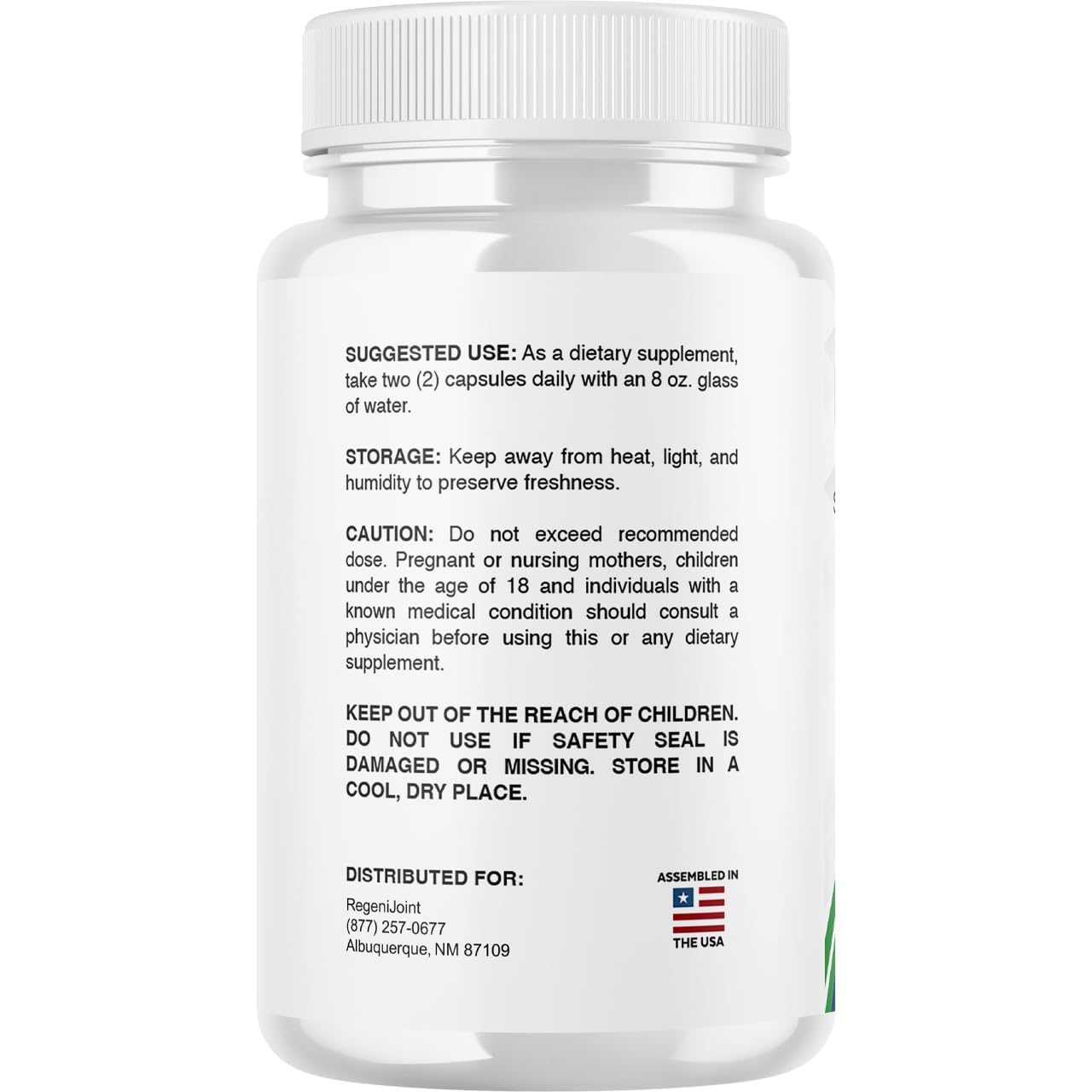 VIVALIS RegeniJoint pills in hand for convenient everyday dosing.