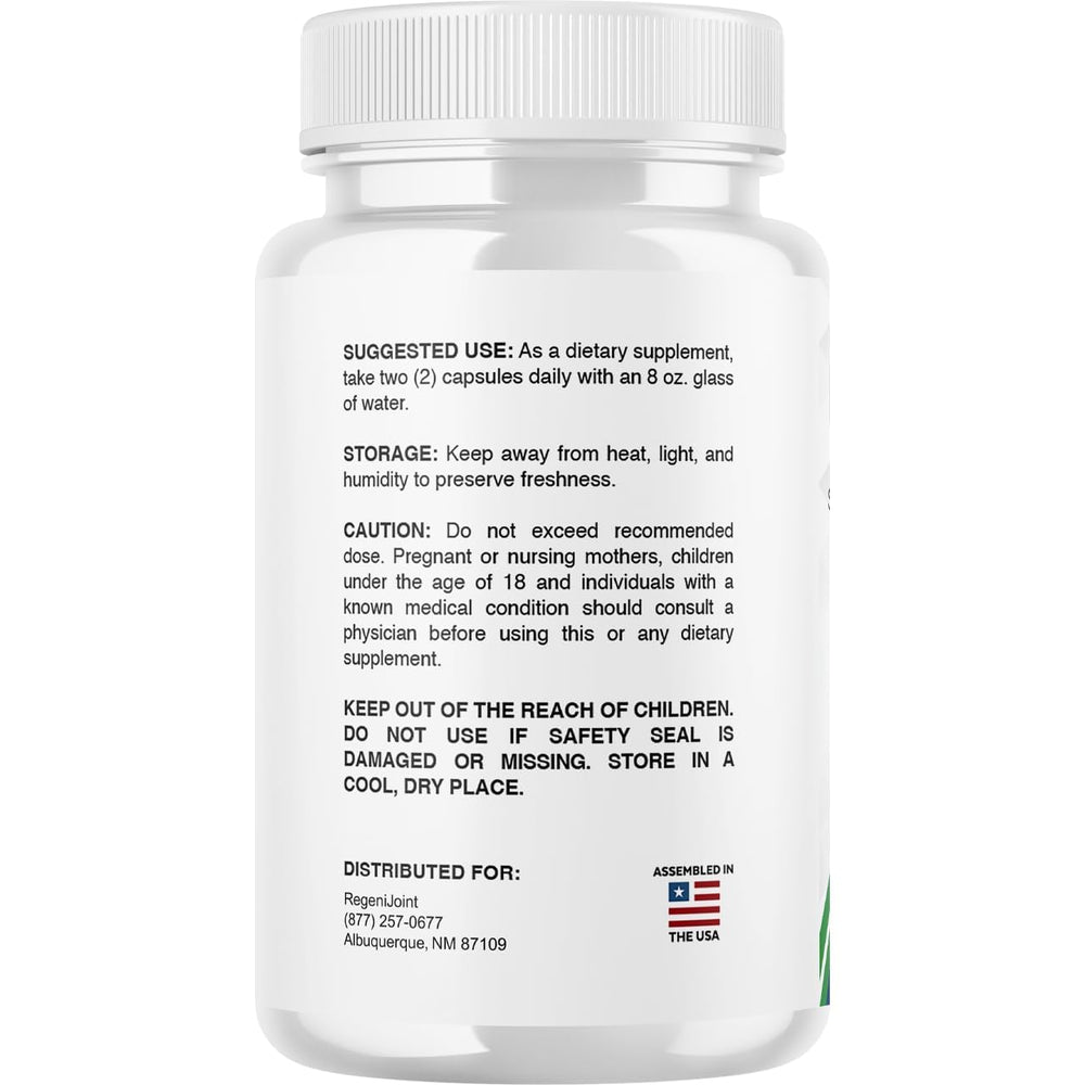 VIVALIS RegeniJoint pills in hand for convenient everyday dosing.