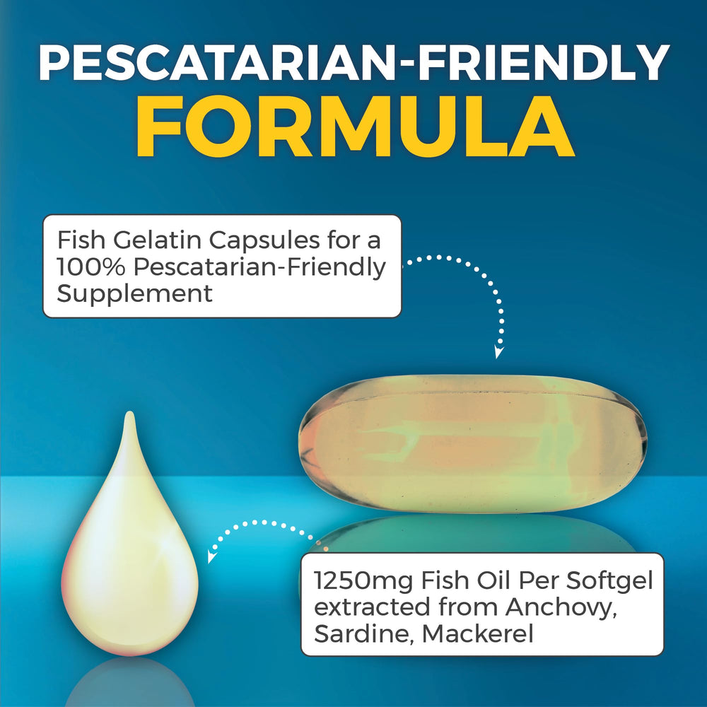 Viva Naturals wild-caught fish sources underscore sustainable omega-3 sourcing.