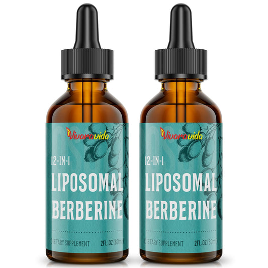 Vivaravida Berberine Drops bottle with liposomal delivery for faster absorption
