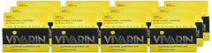 Vivarin on desk with laptop for focused work during long sessions