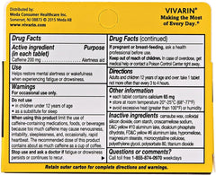 Vivarin energy and focus boost depicted for improved concentration.