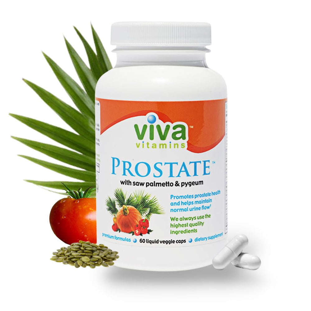 Viva Vitamins Prostate Health pygeum capsule for urinary support.