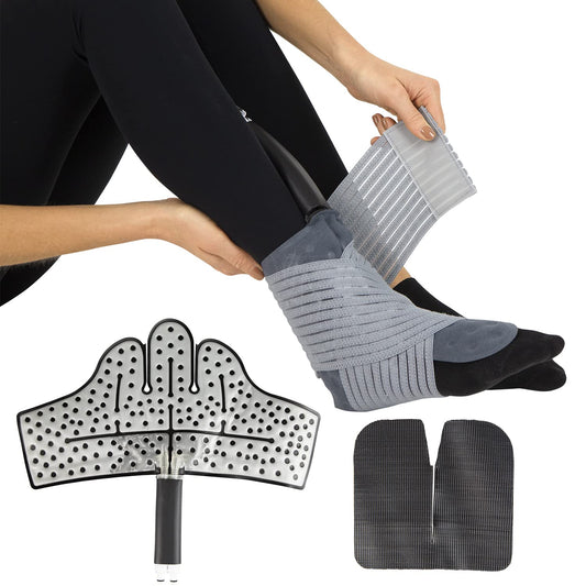 Vive ankle pad front view showing cooling surface for ankle comfort