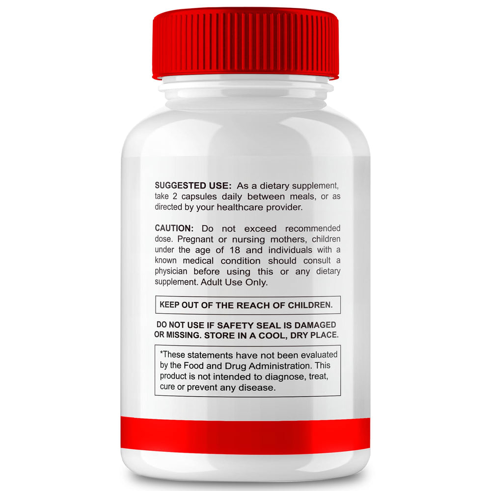 Two capsules per serving clearly indicated on the label