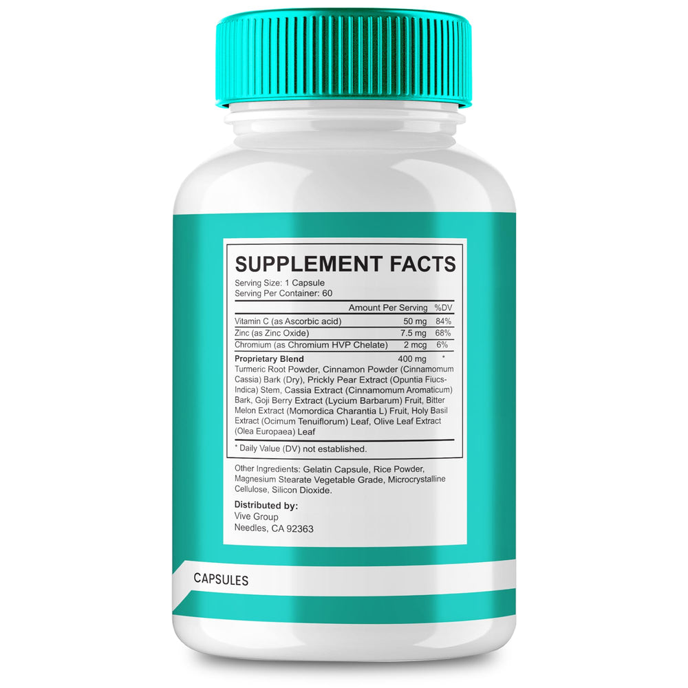 Close-up of VIVE MD Cellucare capsules, easy-to-swallow daily supplement.