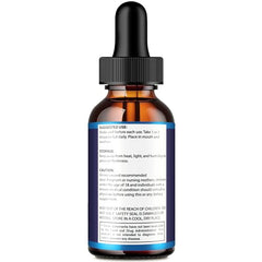 VIVE MD Prostadine Drops bottle being poured for precise dosage