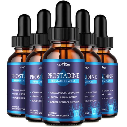 VIVE MD Prostadine Drops bottle ready for targeted prostate support