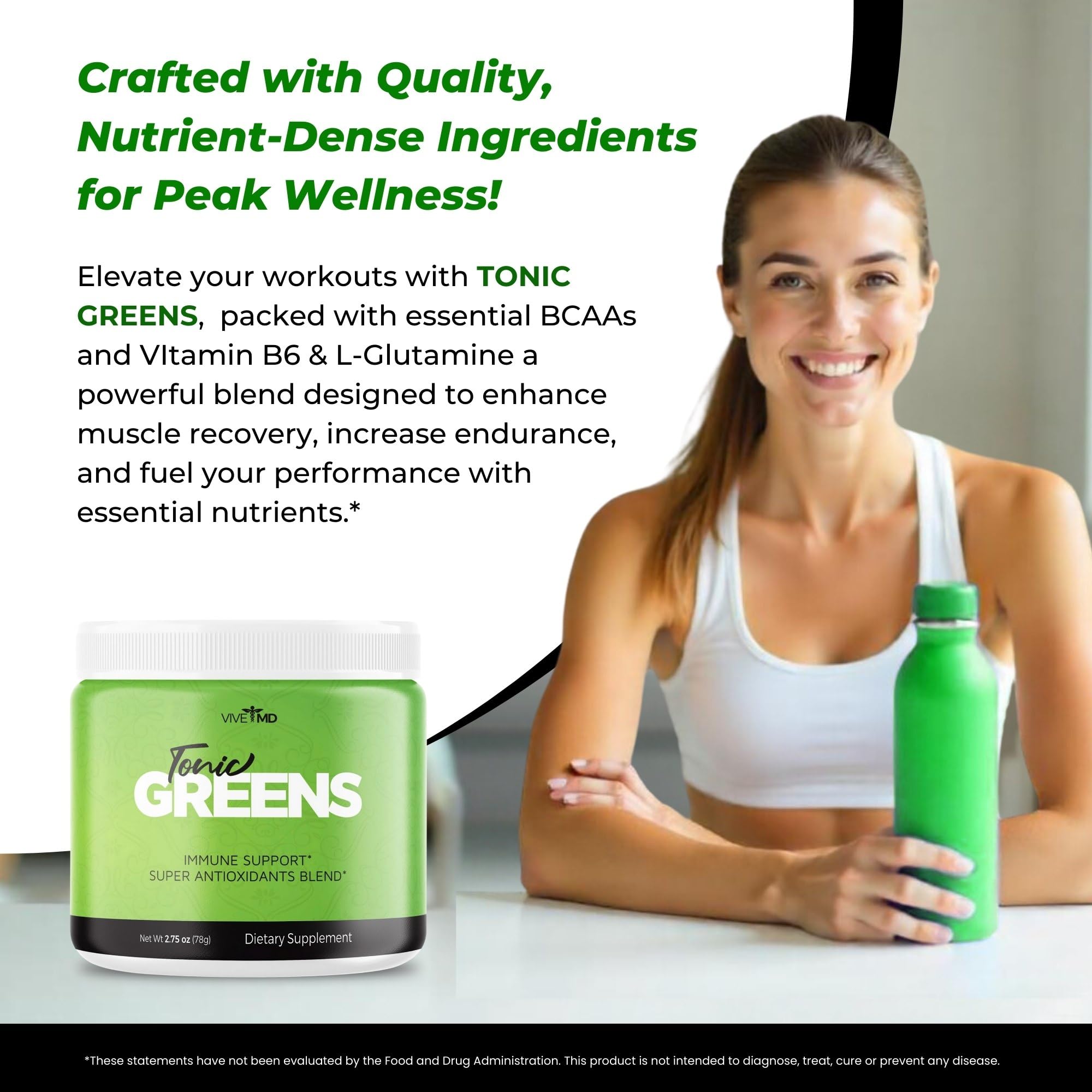 Morning counter with supplement and fitness gear suggests pre or post-workout use.