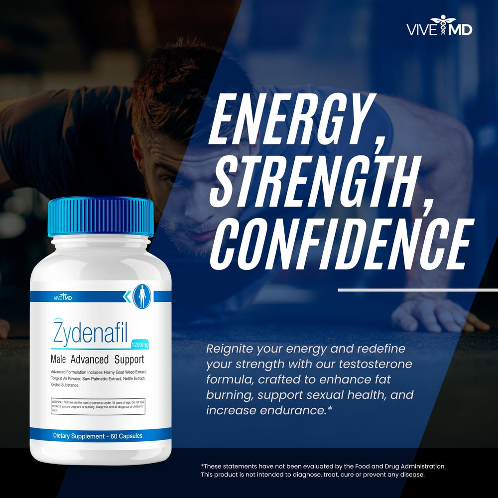 VIVE MD Zydenafil 3-pack box offers value and convenience.