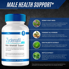 VIVE MD Zydenafil packaging displays dosage information for daily use.