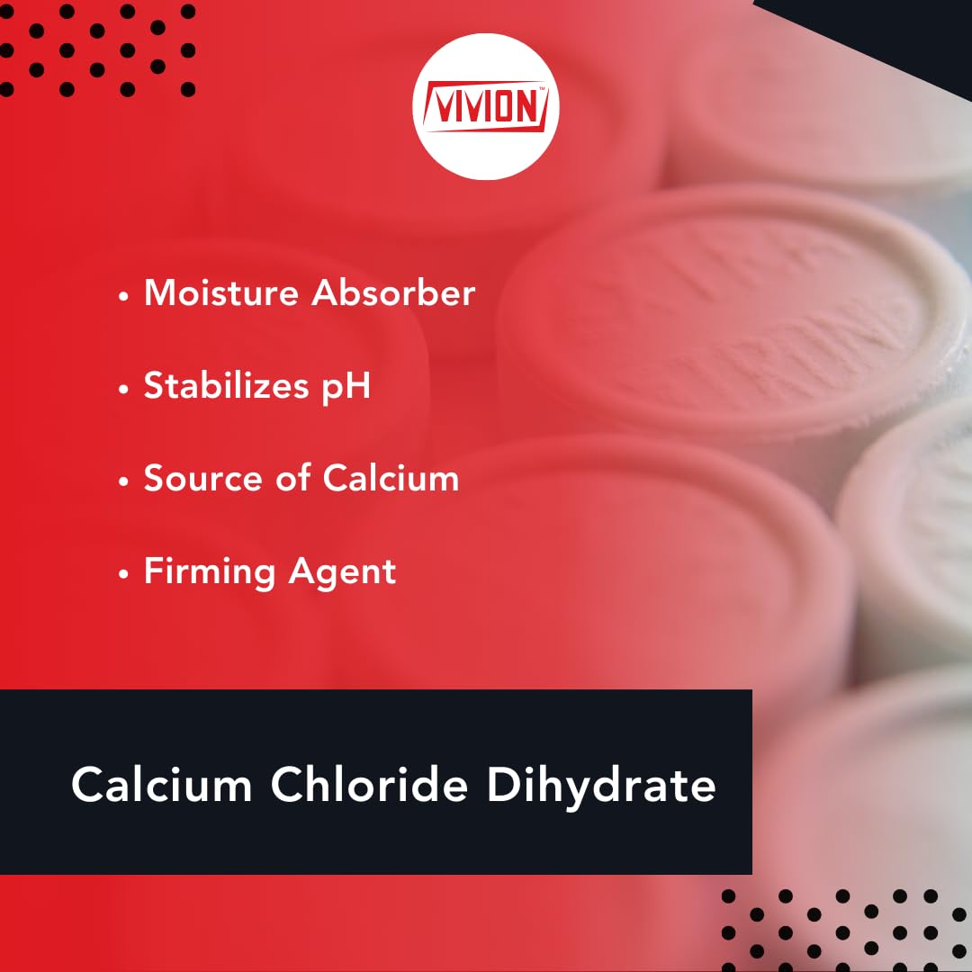 Vivion calcium chloride dihydrate powder for fortified beverages and texture stability