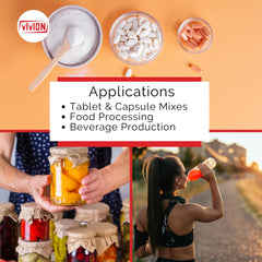 Vivion calcium chloride dihydrate moisture-control desiccant in food processing