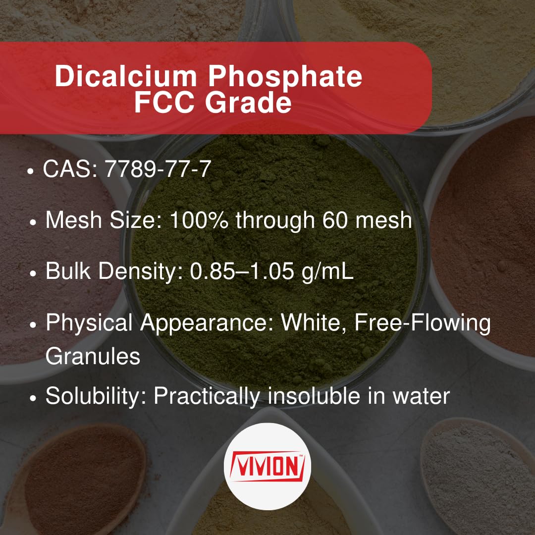 Vivion Dicalcium Phosphate Anhydrous used in tablet formulation and compression