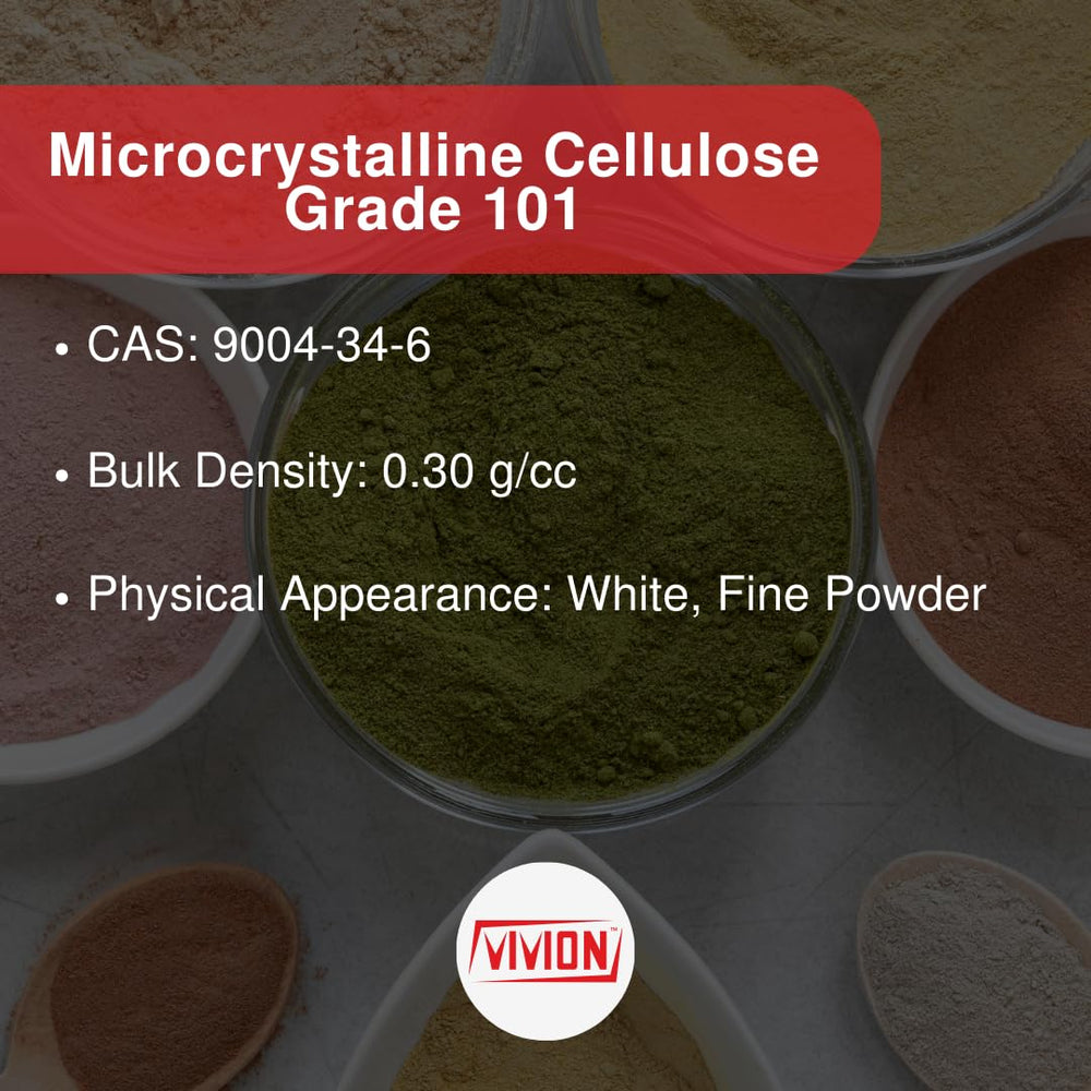 Vivion MCC 101 powder supports spheronisation in capsule and tablet compounding.