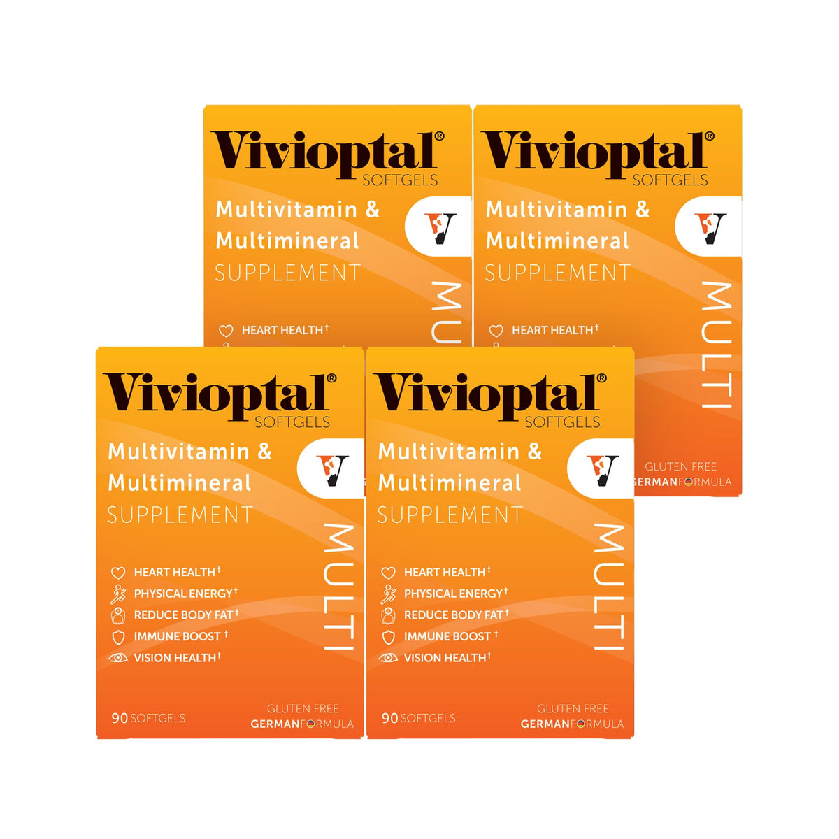 Vivioptal Multi 90 softgels bottle for daily wellness support