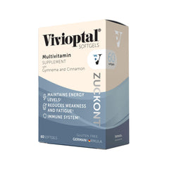 Vivioptal Vitamins bottle with Gymnema and Cinnamon for daily wellness.