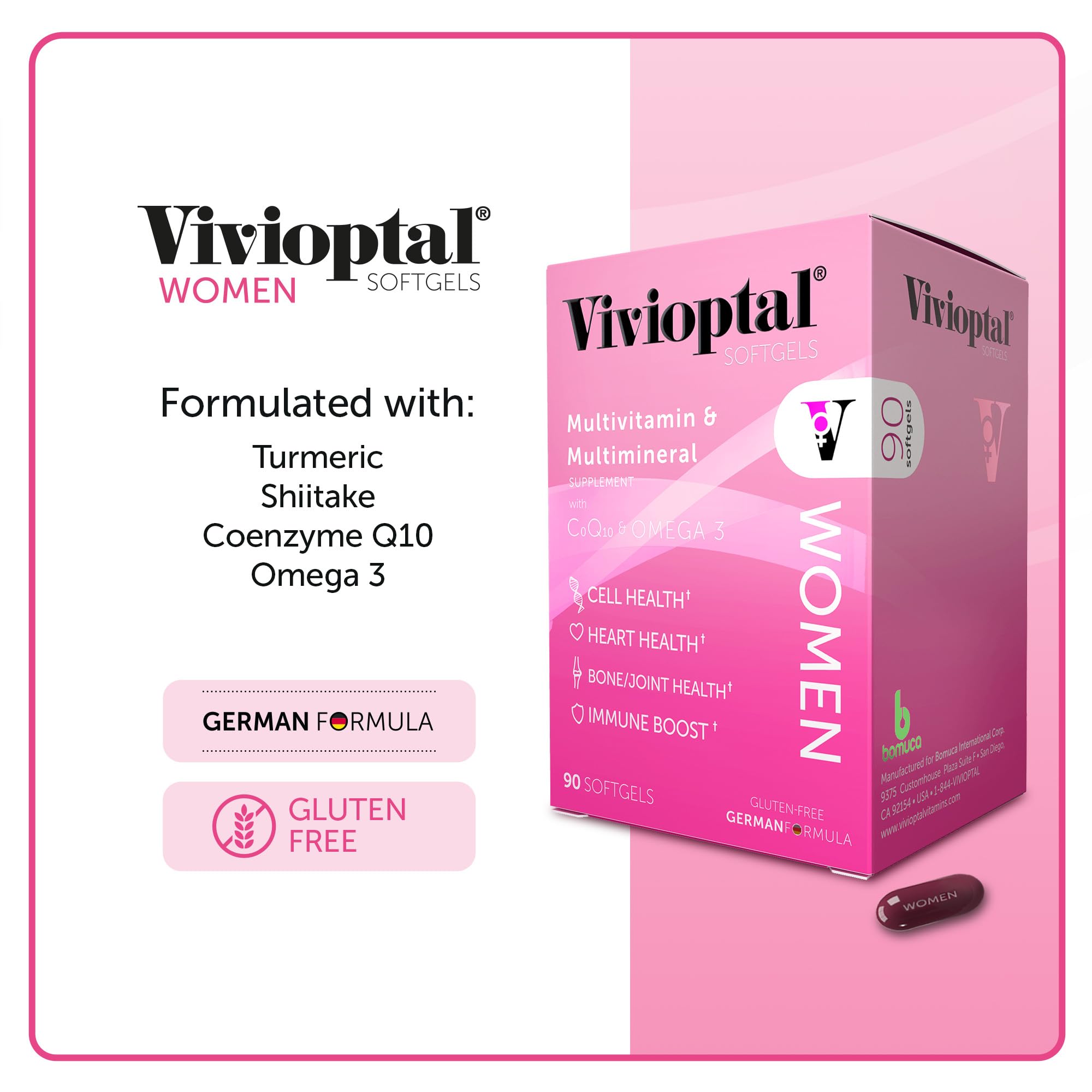 German formulation behind Vivioptal Women multivitamin for quality
