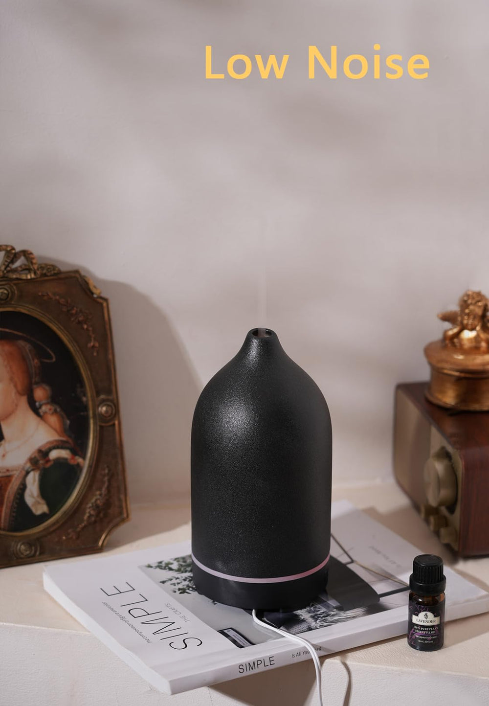 VIVITEST 9-color LED ambient lighting creates mood lighting