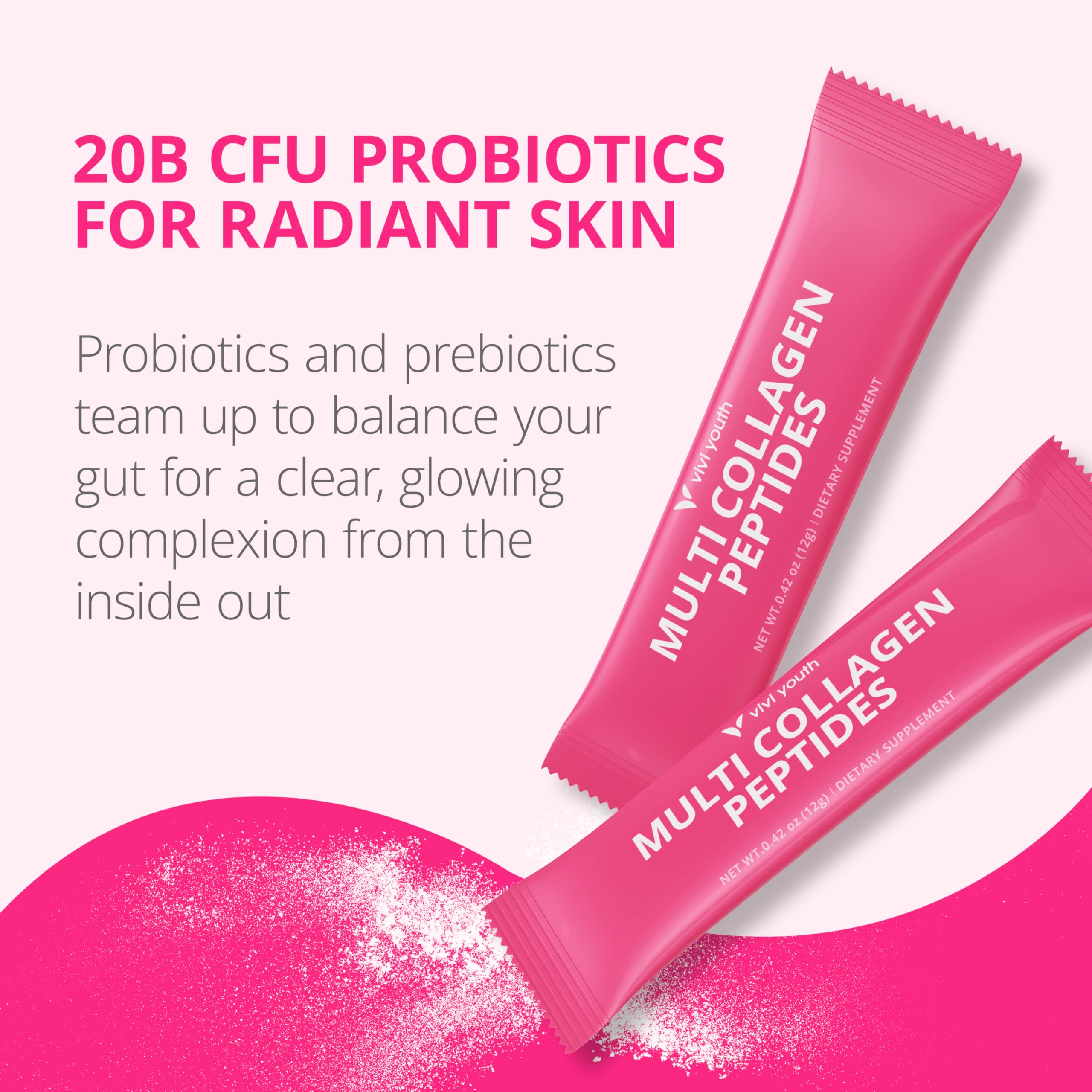 VIVI Youth probiotics and inulin for gut health