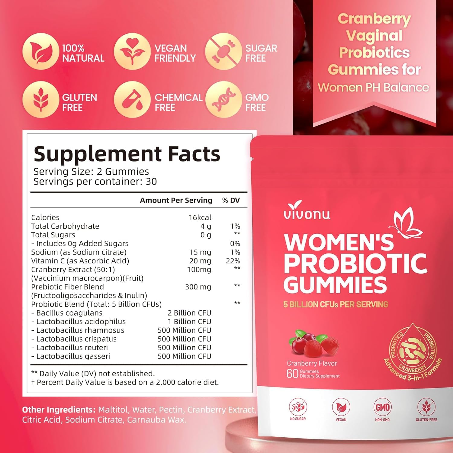 VivoNu Daily two gummies ready to support routine.